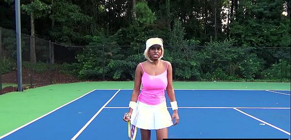  Sexy Black Babe Extreme Choked Fucked Rough Missionary After Lost Tennis Game Bet , Tiny Msnovember Big Titties Spill Out Of Shirt On HD Sheisnovember